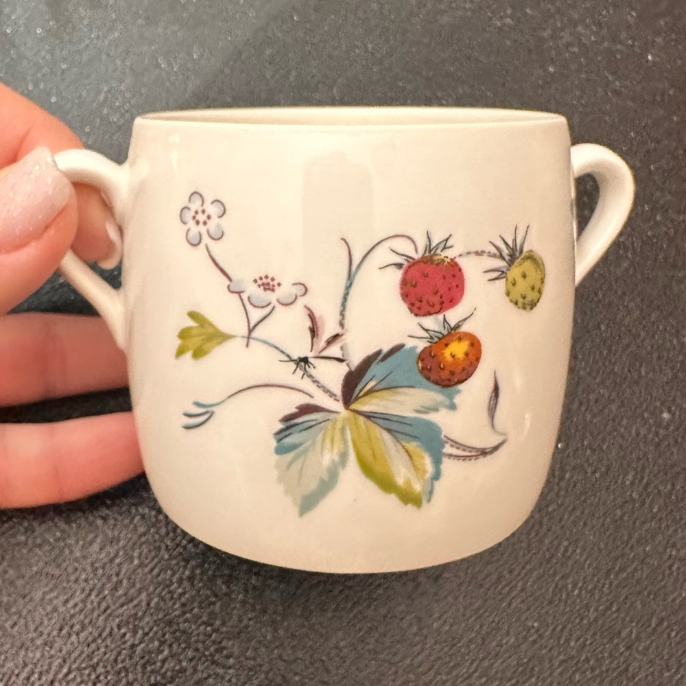 Royal Worcester Strawberry Fair Porcelain Cup